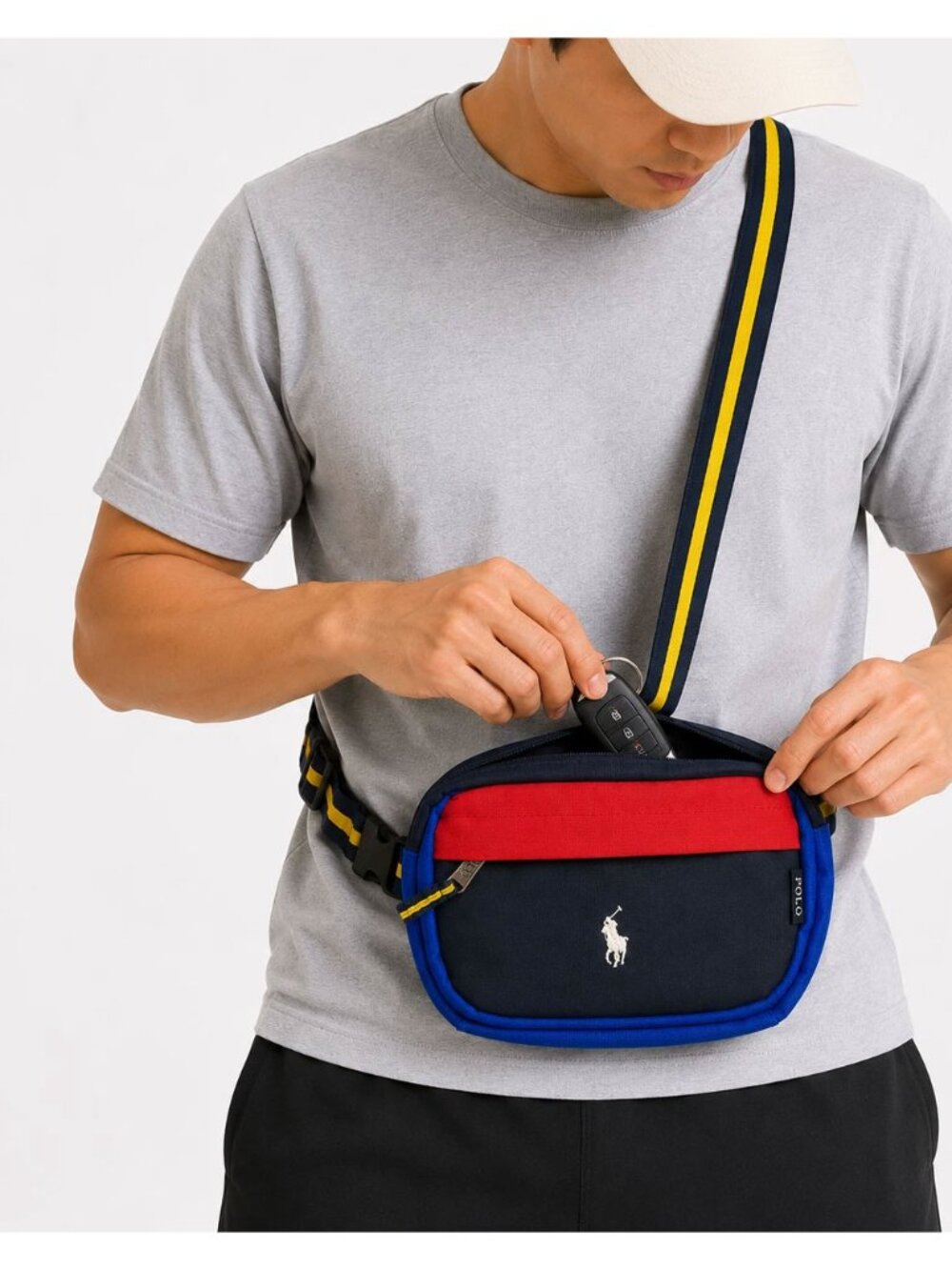 Polo Ralph Lauren Belt Waist Bag Fanny Pack - Picture 4 of 10